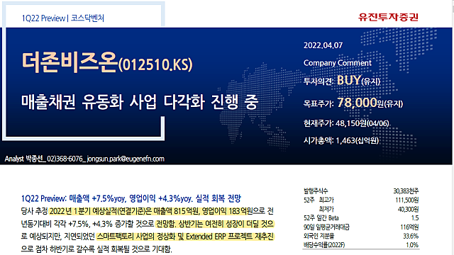 더존비즈온 복습