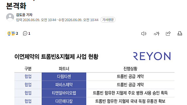 넥스트바이오메디컬, 임상현황과 소소한 뉴스, 수급