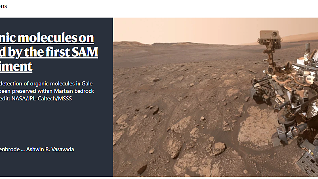 화성에서 발견된 유기분자