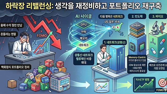 하락장 리밸런싱(26.3) : 네트워크·메모리·바이오