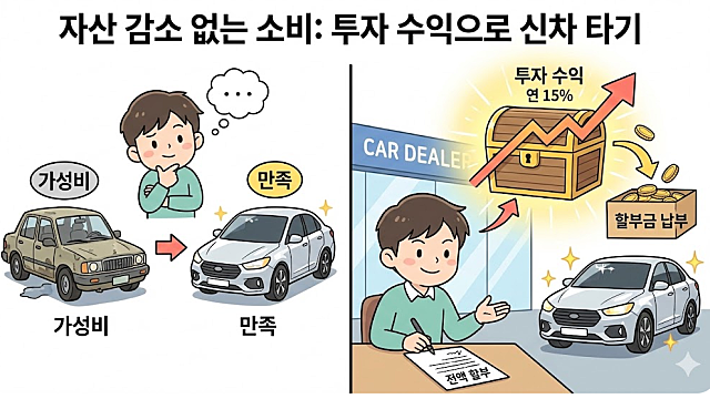 자산 까먹지 않고 신차 타는 법 (feat. 연 15%)