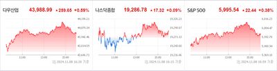 241108 미국 특징주 - 기술주, 암호화폐, 중국ADR 하락