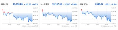 24/11/15 미국 특징주 - 전기차, 암호화폐 하락