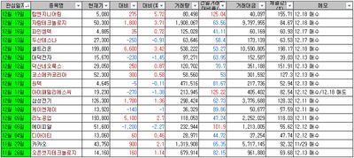 24/12/18 마감시황 및 종목분석