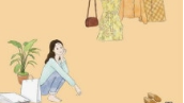 옷이 많은데도 입을 옷이 없다고 이야기 한다.