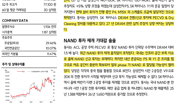 [산업Study] 테스 (26.04.02 By SK증권)