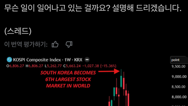 한국에는 무슨 일이 일어났나요? (Feat.상승/버블장에서 다시 찾아볼 글)