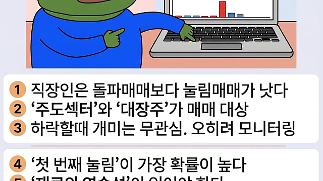 [공유] 주식 눌림매매 요약 (By.요약하는 고잉)