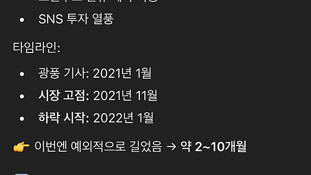 과열과 고점신호 (Feat.닷컴버블, 금융위기, 21년 밈주식)