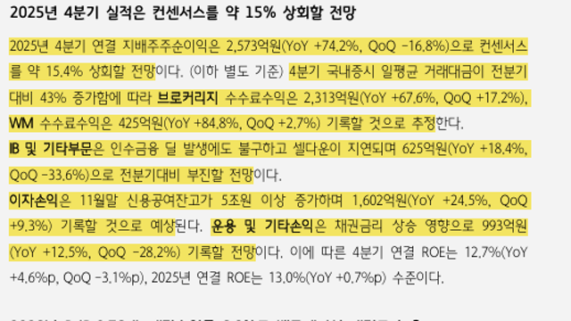 [기업Study] 삼성증권 (26.01.13 By 하나증권)