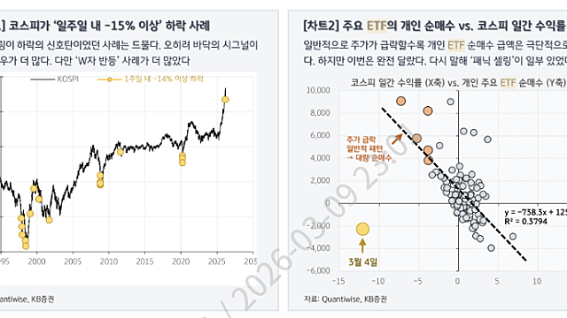 [전략Study] 증시 급락 코멘트: 급락 후 매매전략과 W자 반등 (By 이그전)