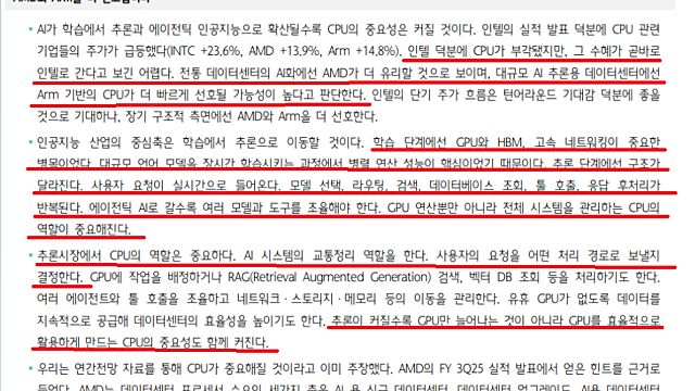 CPU 화려한 귀환 … 인텔·AMD 주가 훨훨