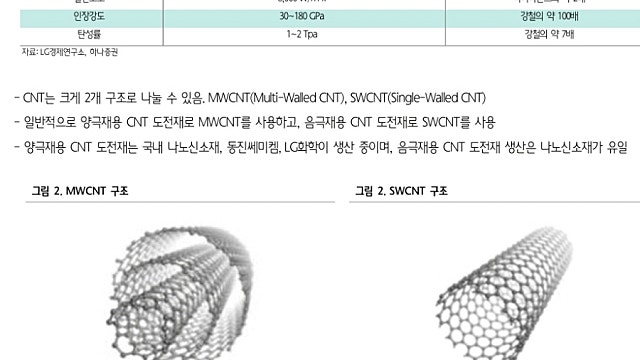 [레포트]2차전지 투자자가 알아야 할 2023년 주요 이슈 : CNT 도전재