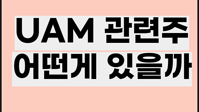 UAM 관련주 전망, 현대차 한화시스템 LIG넥스원 주가 등
