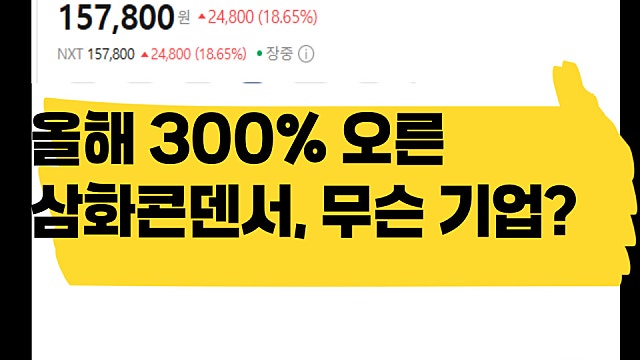올해 300% 넘게 상승한 삼화콘덴서 주가, 무슨 기업인가