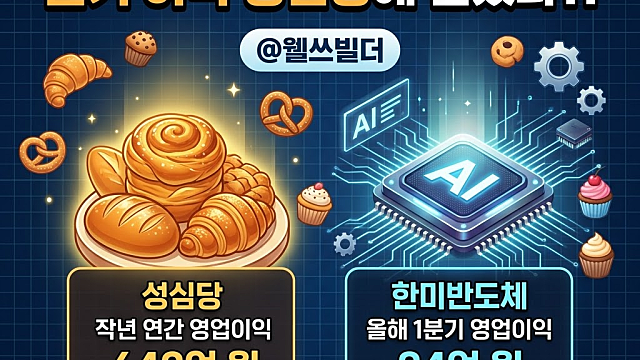 시총 35조 한미반도체 분기 영업이익, 성심당한테도 밀리다
