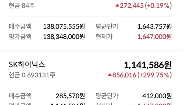 공무원 SK하이닉스좌, 이번엔 융자 끼고 23억 풀매수