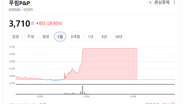 무림P&P 상한가 이유는(Ft. 양자컴퓨터, 엔비디아, SDT, 무림SP)