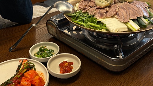 충무로역 맛집 영동골방, 어복쟁반전골로 영양보충