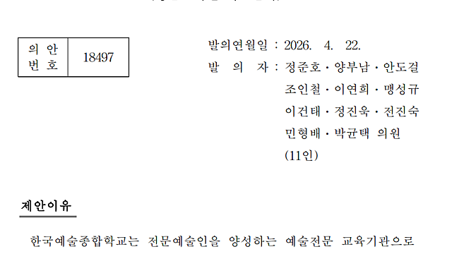 한국예술종합학교 한예종 광주로 이전 추진? 무슨 이유로?