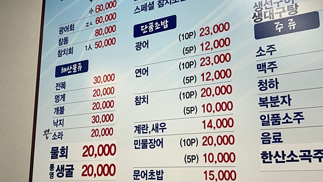 종로5가 점심 먹기 좋았던 이화초밥