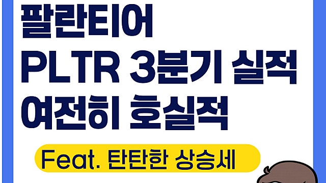 팔란티어 PLTR 3분기 실적 발표, 여전히 탄탄해(Ft. 알렉스카프 주주서한)