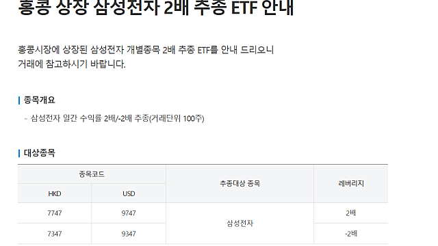 삼성전자·SK하이닉스 2배 레버리지 ETF, 올 5월 드디어 국내 출시되나