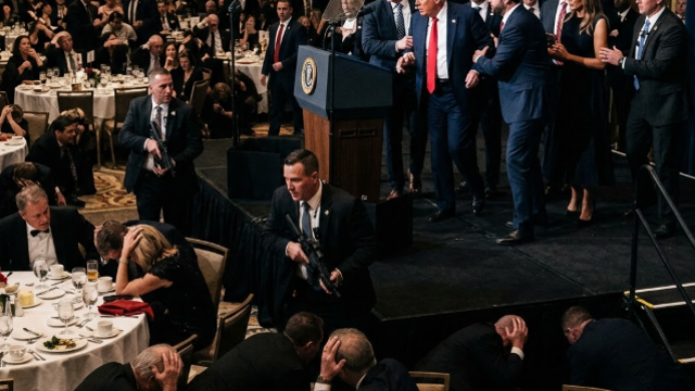 트럼프 만찬장에 총성 울리며 피신 무슨 일이?(Ft. 레이건 대통령도 피격 당한 그 호텔)