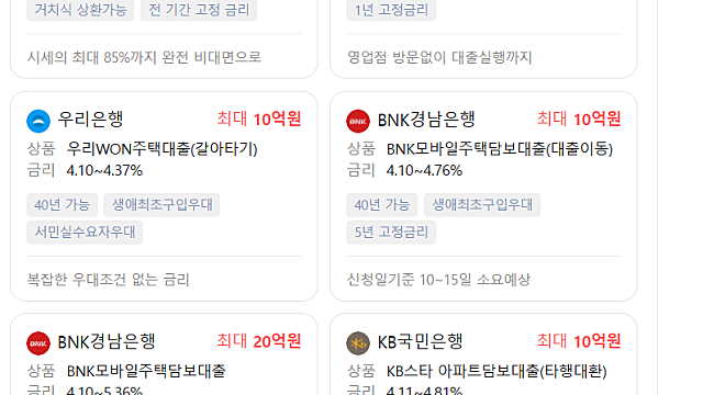 주담대 이율 7%까지 돌파, 중동전쟁으로 이율 급등