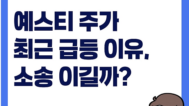 예스티 주가 급등 이유, HPSP 소송 이길 수 있을까