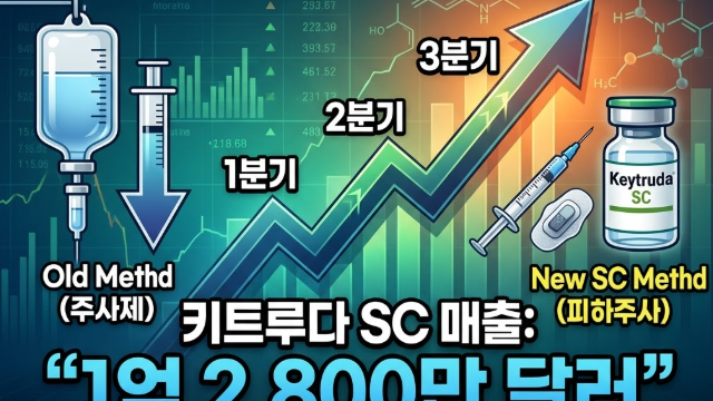 머크 실적 발표, 알테오젠 키트루다sc 판매량은?(키트루다 큐렉스, j코드)