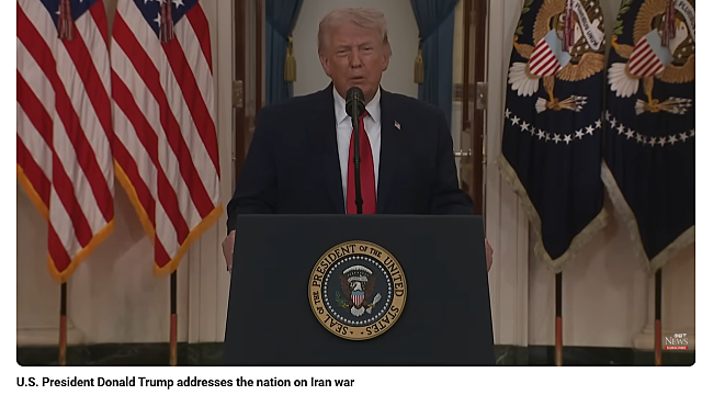 트럼프 연설 요약, "이란 석기시대로 되돌려 놓겠다"