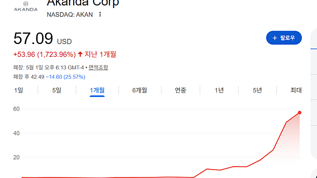 [주식투자원칙전략] 미국 소형주들이 급등할 때 주의할 점(Ft.어칸다 AKAN, 스카이코프솔라 등)