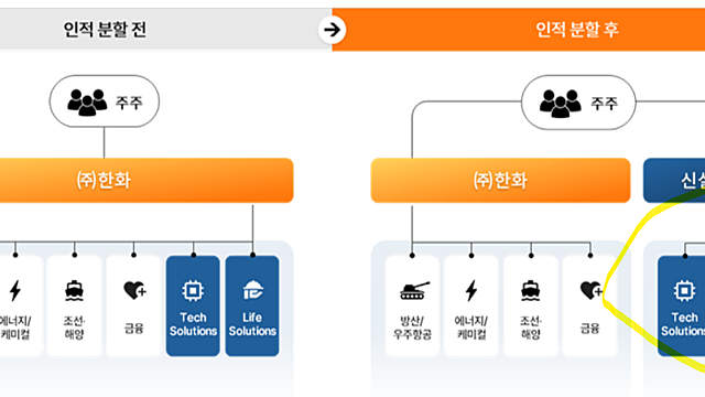 한화갤러리아 상한가? 한화의 인적분할 이해해보기