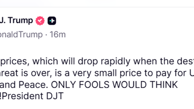 트럼프 유가 급등 알빠 아니다 선언, 기름값 상승은 세계 평화를 위한 것?(Ft. 급한건 트럼프)