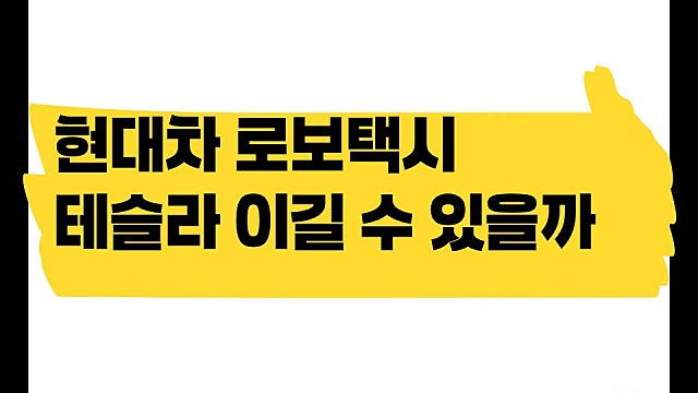 현대차 로보택시, 테슬라 로보택시 이길 수 있을까?(Ft. 웨이모)