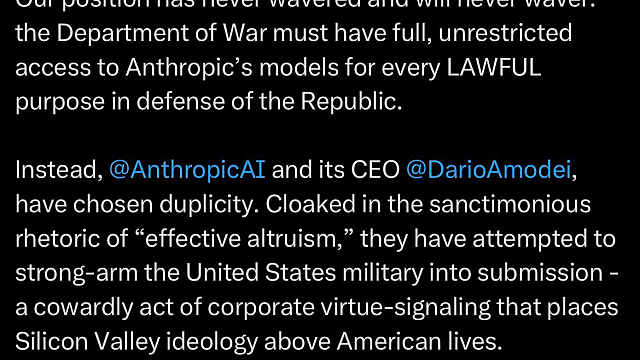 앤트로픽, 상장도 못 하게 되는 건가(Ft. 미국 국방부장관, 팔란티어)