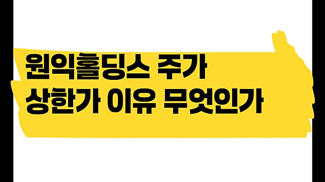 원익홀딩스 주가 상한가 이유는, 자회사 투자유치