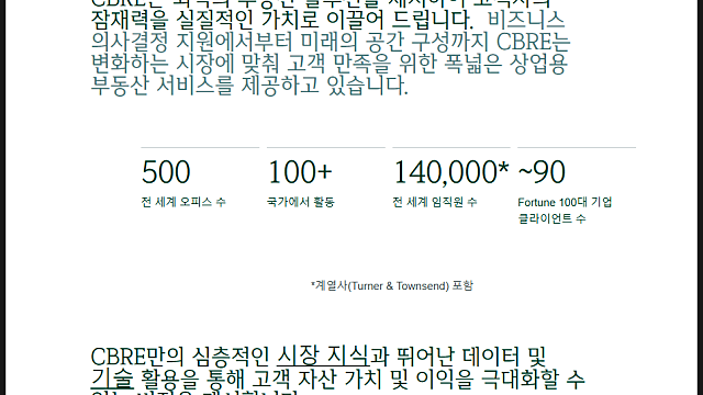CBRE 그룹 티커 cbre 주가 전망, 상업용 부동산 서비스 기업