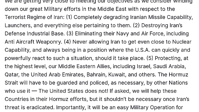 트럼프 앞으로 미국 이란전쟁 향방은?(Ft. 조기종전?, 트루스소셜)