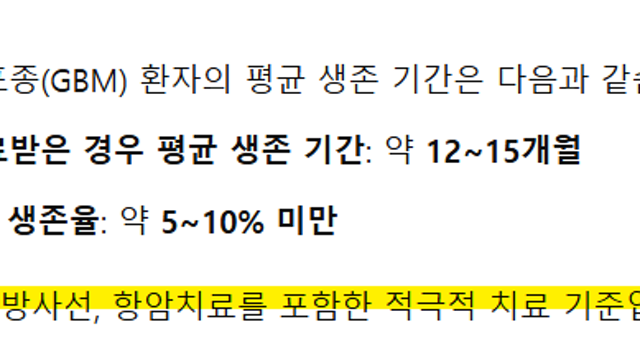 아버지 교모세포종 일기(17)_ 상태가 정말 악화되었다. 전원, 연명치료에 대한 생각