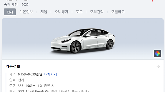 테슬라 자율주행 및 배터리 실제 오너리뷰