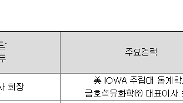 [금호석유] 꽃놀이패가 될 수 있을까?