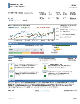 Stock Rover) 세일즈포스 리포트 번역본