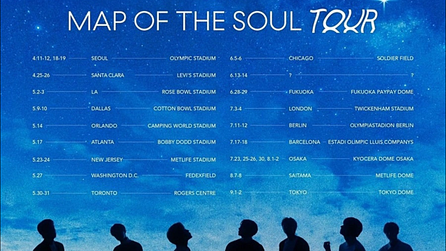 [엔터] 콘서트 투어 규모 업데이트 feat. 2020년의 BTS