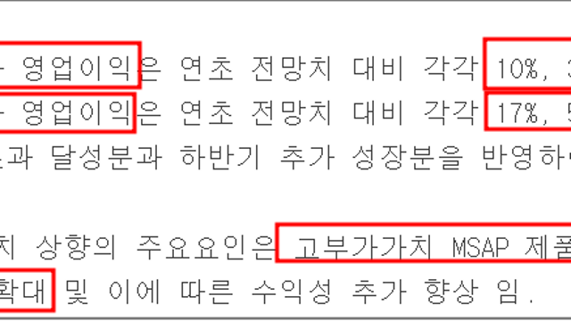 [산업공부] 심텍의 자신감