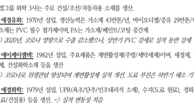 애경유화