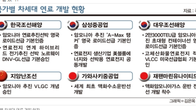 무탄소연료 (암모니아, 연료전지)