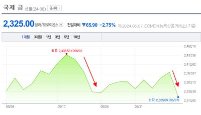 금값 상승이 주춤하는 비밀(feat 중국, 튀르키예,이집트,TIPS)