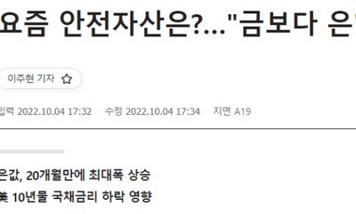 금이 아니라 은을 사는 이유